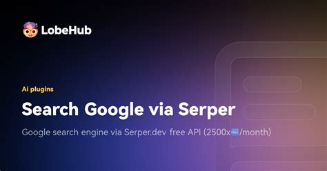 Google Serper Search .